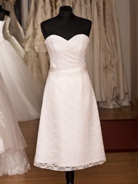 Brautkleid Standesamtkleid Spitze Gerlinda