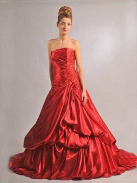 Rotes Brautkleid Model Arlinda