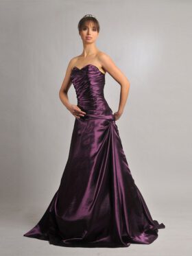 Lila Brautkleid, Abendkleid Betta