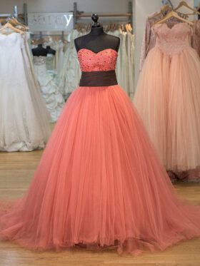 Farbige Brautkleid Modell Angelika