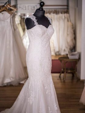 Brautkleider Spitze Meerjungfrau-Stil Modell Carmen