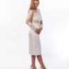 Standesamtkleid  Kurz, Creme, Spitze Modell Annabell