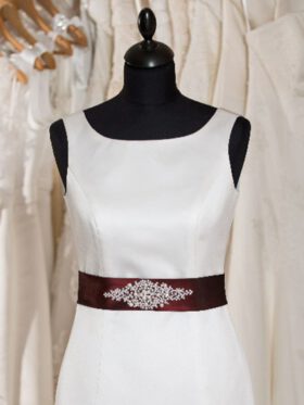Standesamtkleid Satin kurz Model Auraya