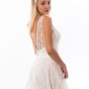Standesamtkleid lang, creme Modell Chloe
