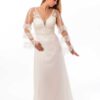 Standesamtkleid Creme Modell Summer
