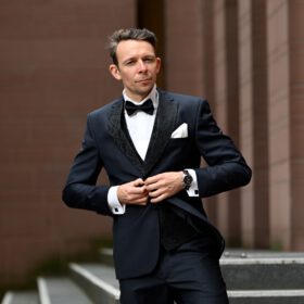 Hochzeitsanzug Modell New York / 8-teilig