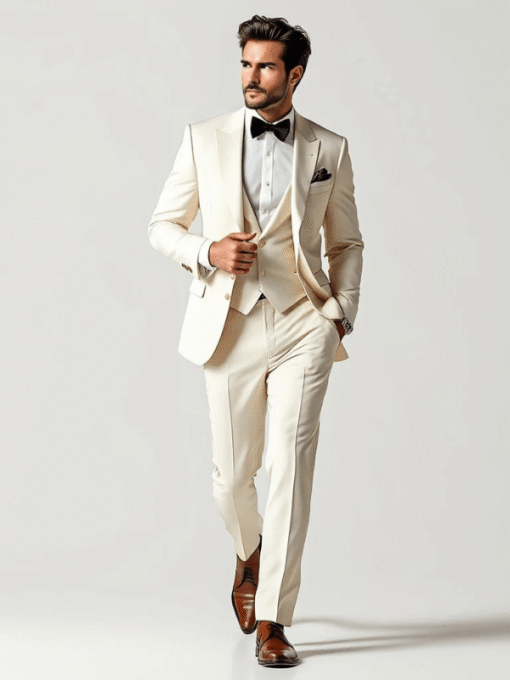 Hochzeitsanzug Model - Lugano Beige Supreme