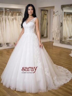 Brautkleider A-Linie Elfenbein Carmen-Ana-Maria