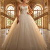 Brautkleider Elfenbein Princess-Stil Model Doreen