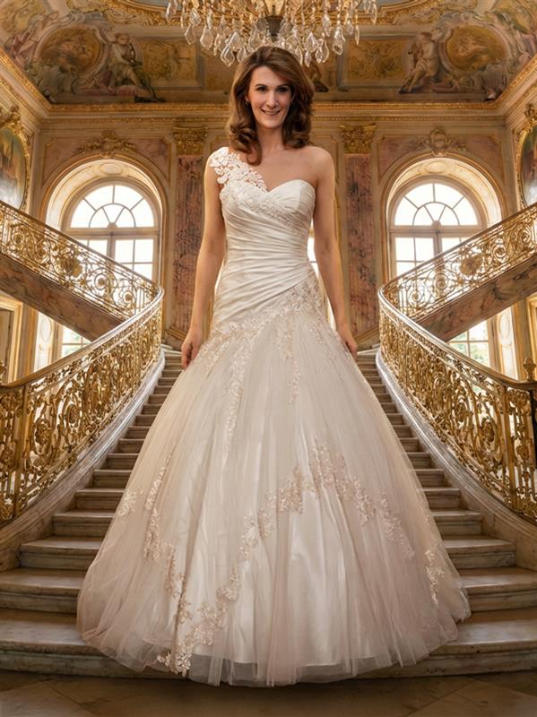 Brautkleider Meerjungfrauen-Stil Spitze Modell Floria