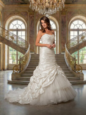 Brautkleider Meerjungfrau-Stil Organza  Modell Mariel