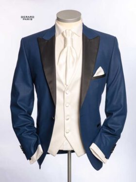 HOCHZEITSANZUG MODELL TERRY BLAU