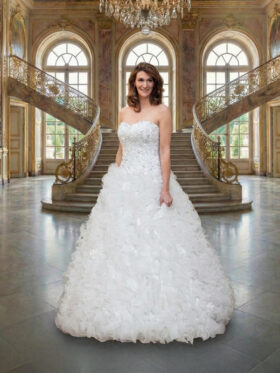 Brautkleider A-Linie Tüll Modell Talea