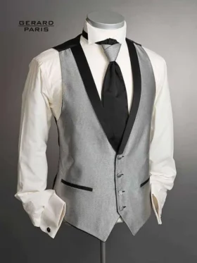 Hochzeitsweste Grau No. 12a / 3-teilig